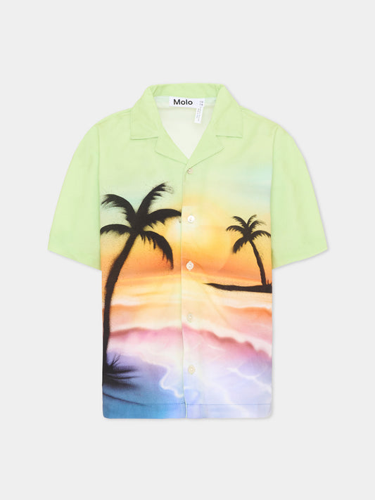 Camicia multicolor Rui per bambino,Molo,1S26C101 9895