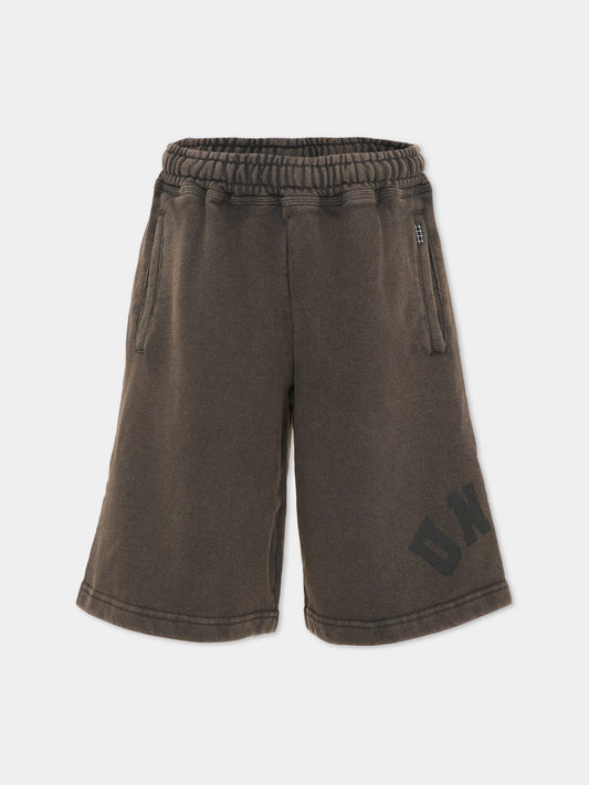 Shorts Addami grigi per bambino con scritta,Molo,1S26H202 5619