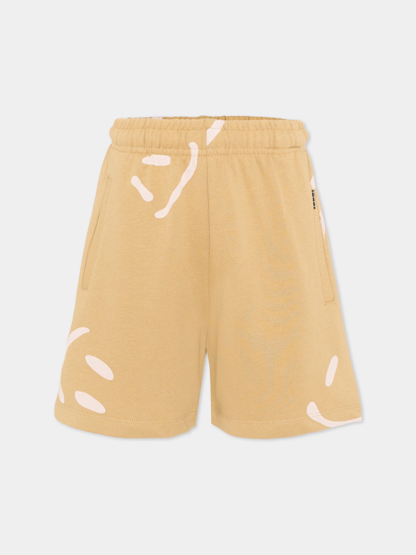Shorts sportivi beige Amil per bambino con stampa,Molo,1S26H206 9594