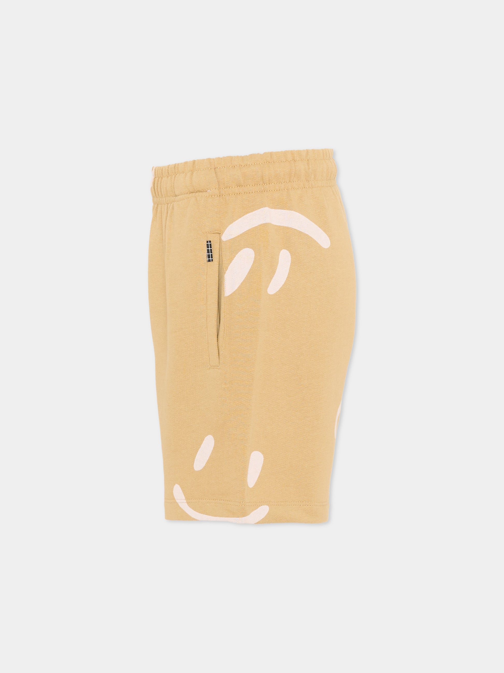 Shorts sportivi beige Amil per bambino con stampa,Molo,1S26H206 9594