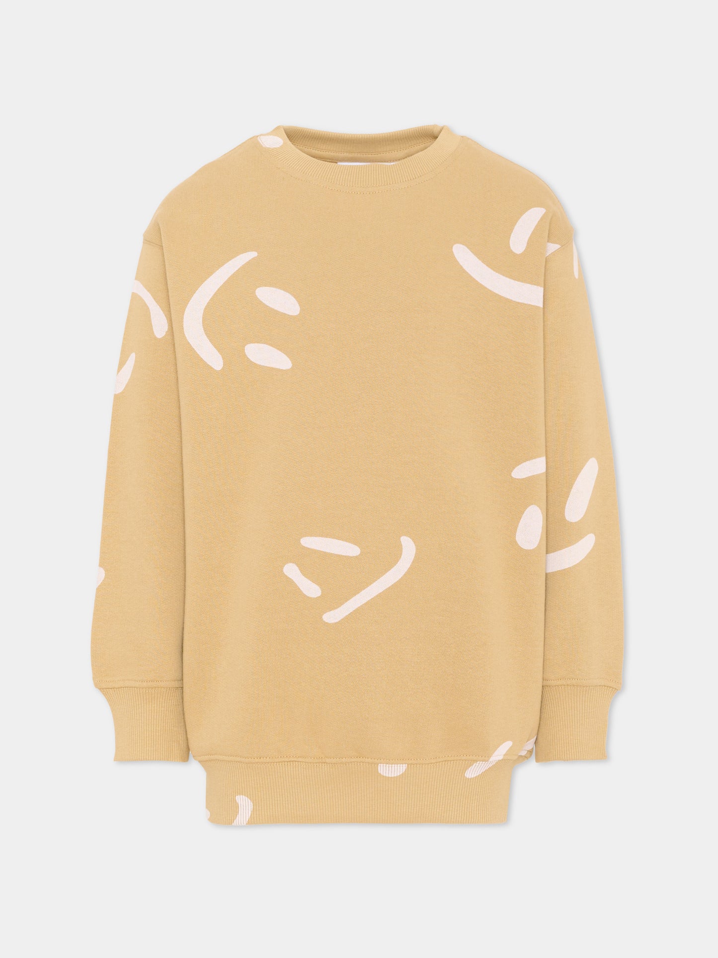 Felpa beige Monti per bambini con smile,Molo,1S26J201 9594