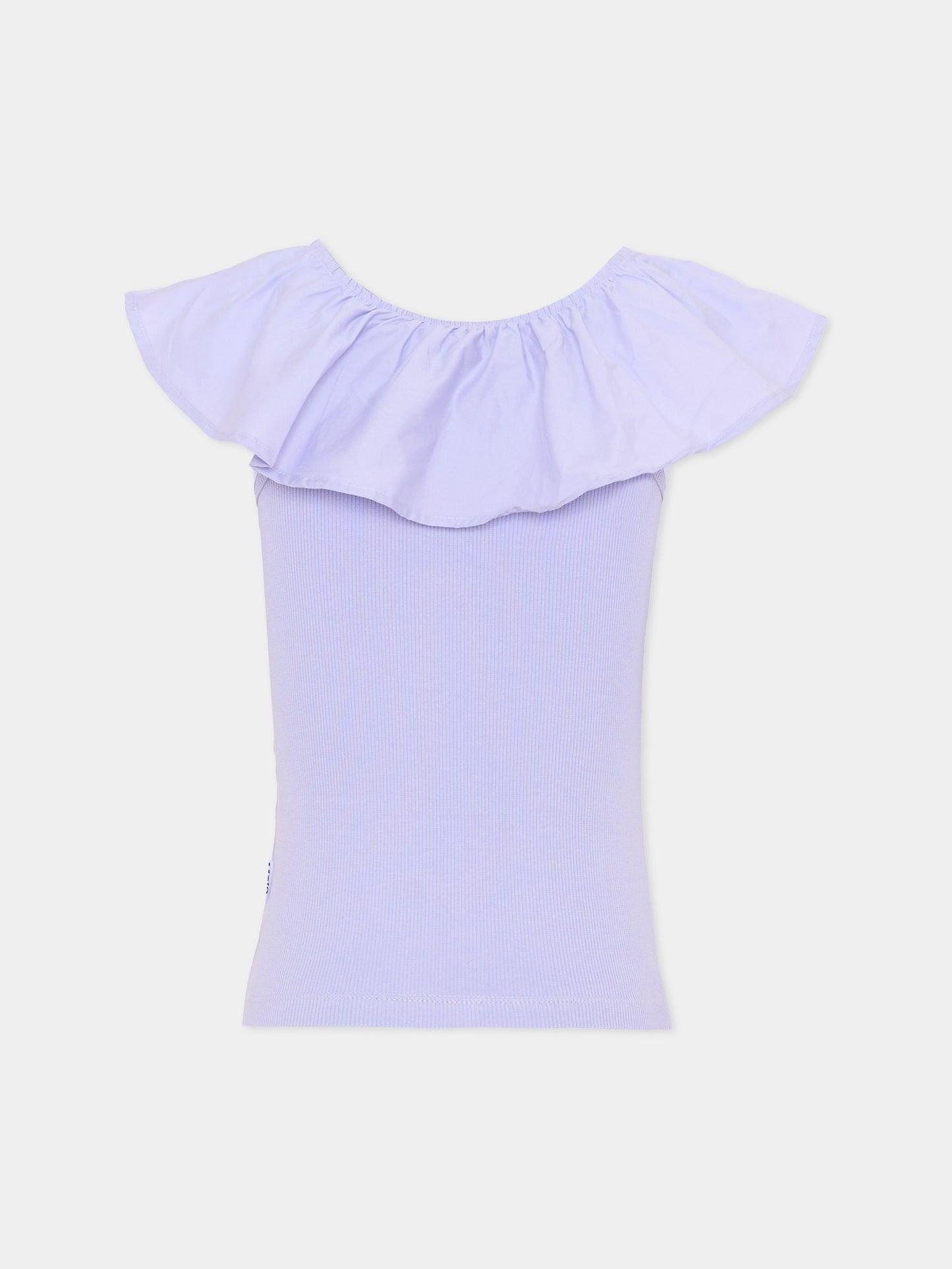 Top lilla Reca per bambina con volant,Molo,2S26A204 5622