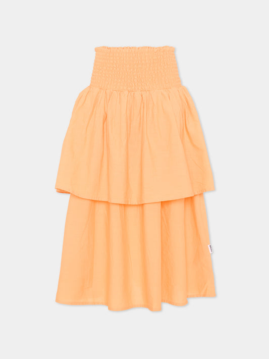 Gonna arancione Brenna per bambina,Molo,2S26D101 5475