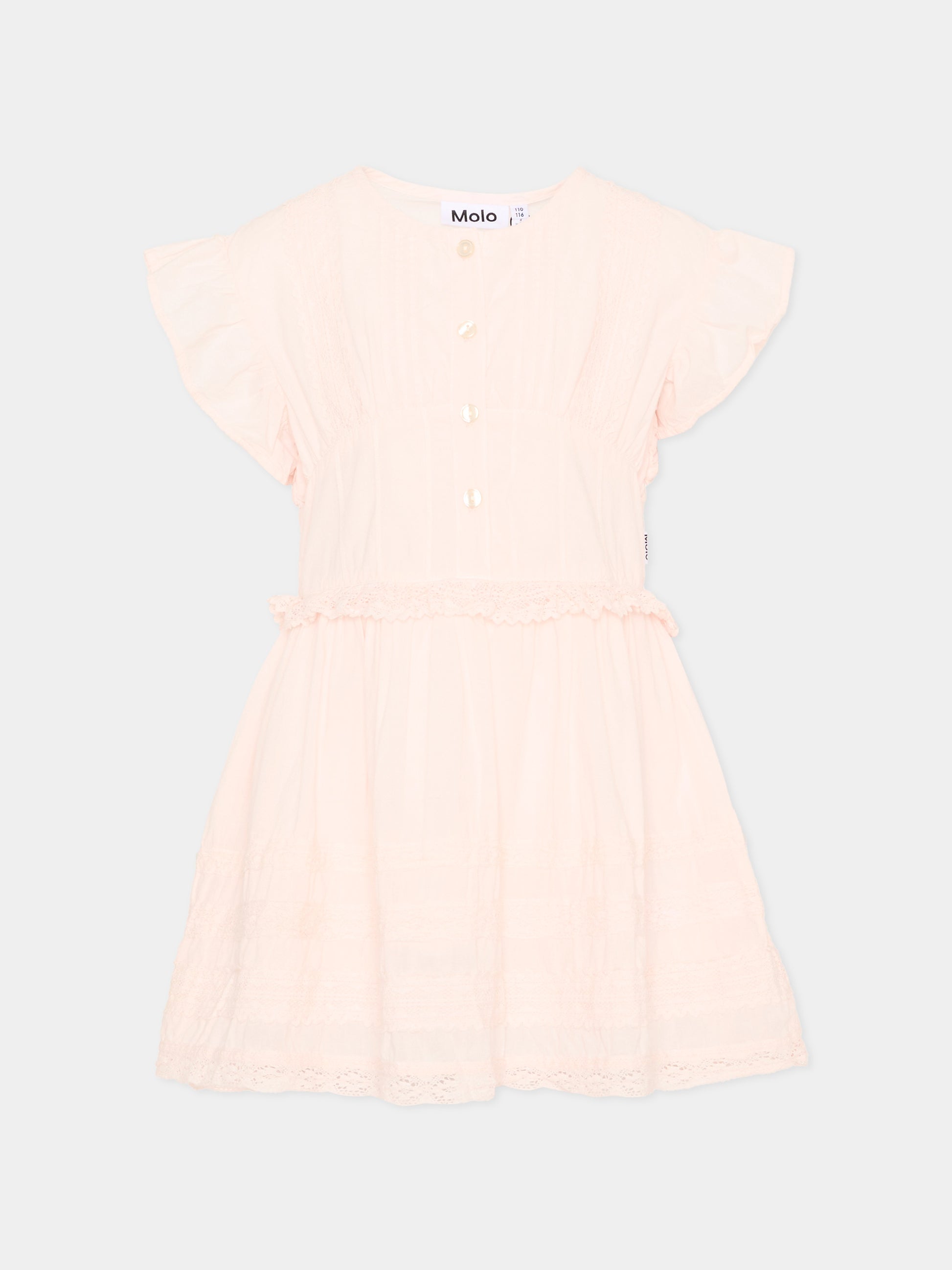 Vestito rosa Carmelia per bambina,Molo,2S26E126 5647