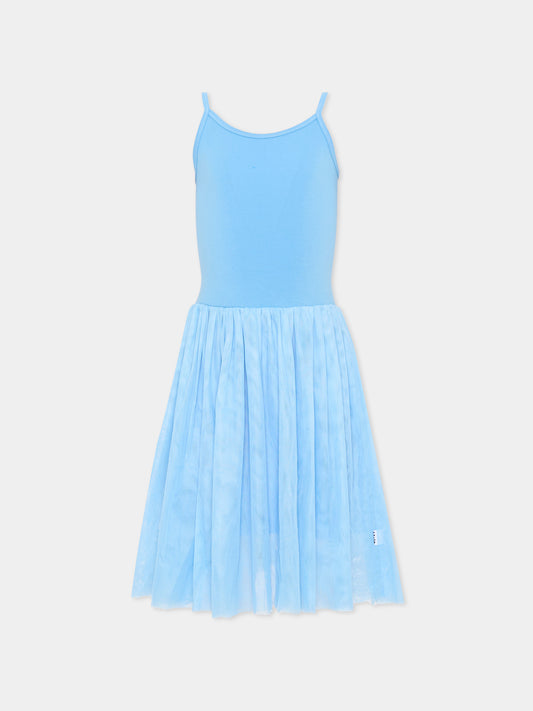 Vestito celeste Citrona per bambina,Molo,2S26E128 5637