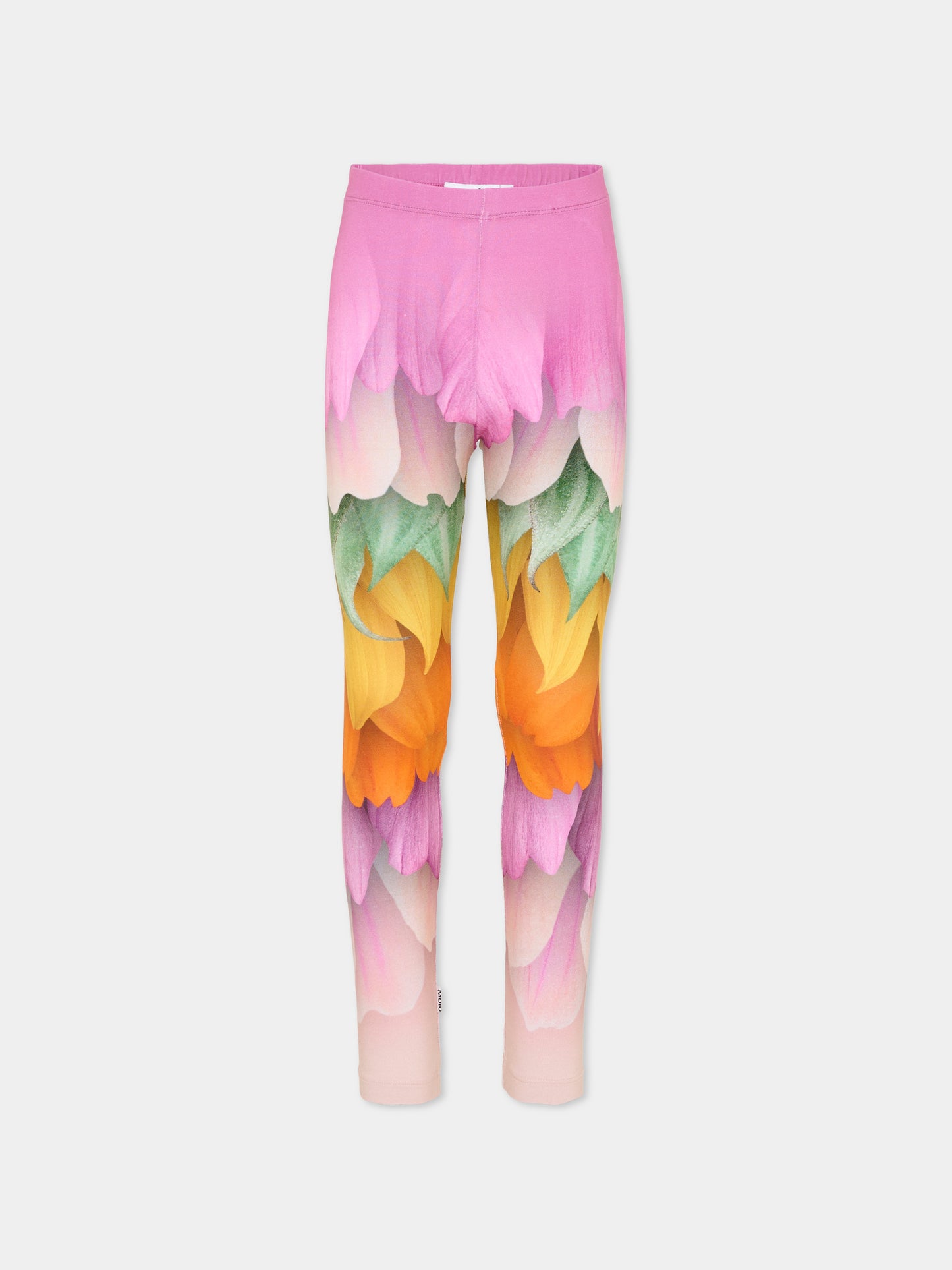 Leggings Niki multicolor per bambina con petali,Molo,2S26F202 9823
