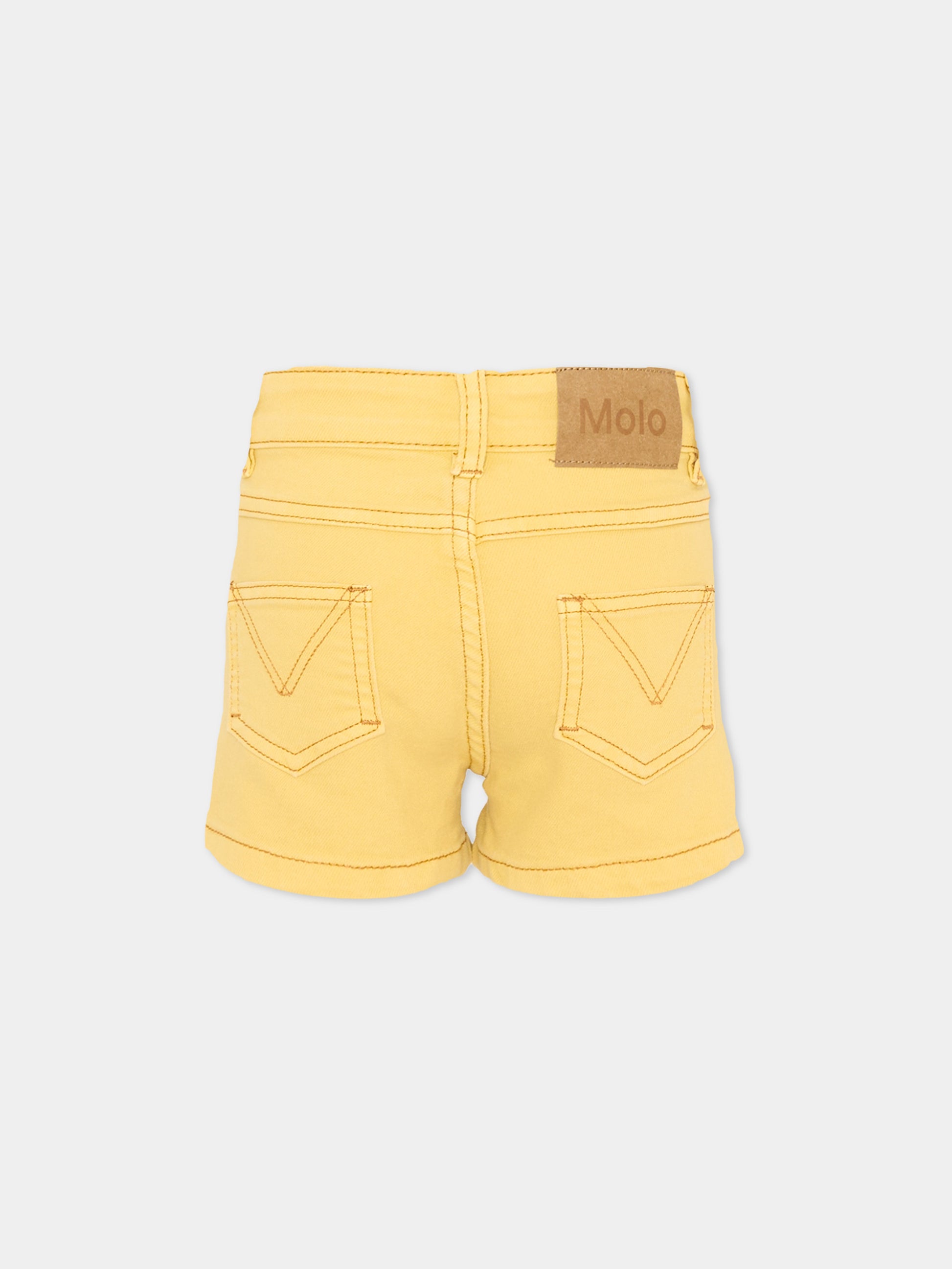 Shorts gialli Alvira per bambina,Molo,2S26H113 5620