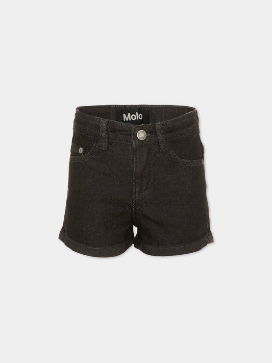 Shorts neri Amberly per bambina,Molo,2S26H115 5619