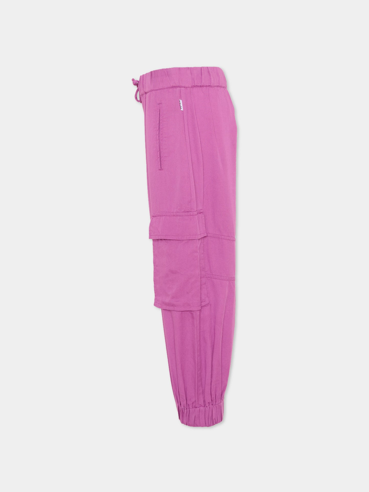 Pantaloni Aliki viola per bambina,Molo,2S26I106 5627