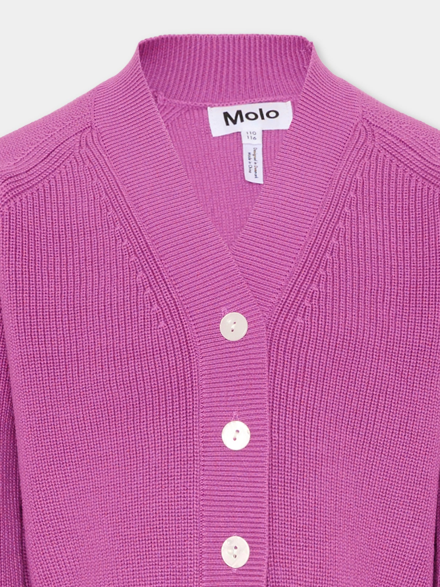 Cardigan Gilberta viola per bambina,Molo,2S26K302 5627