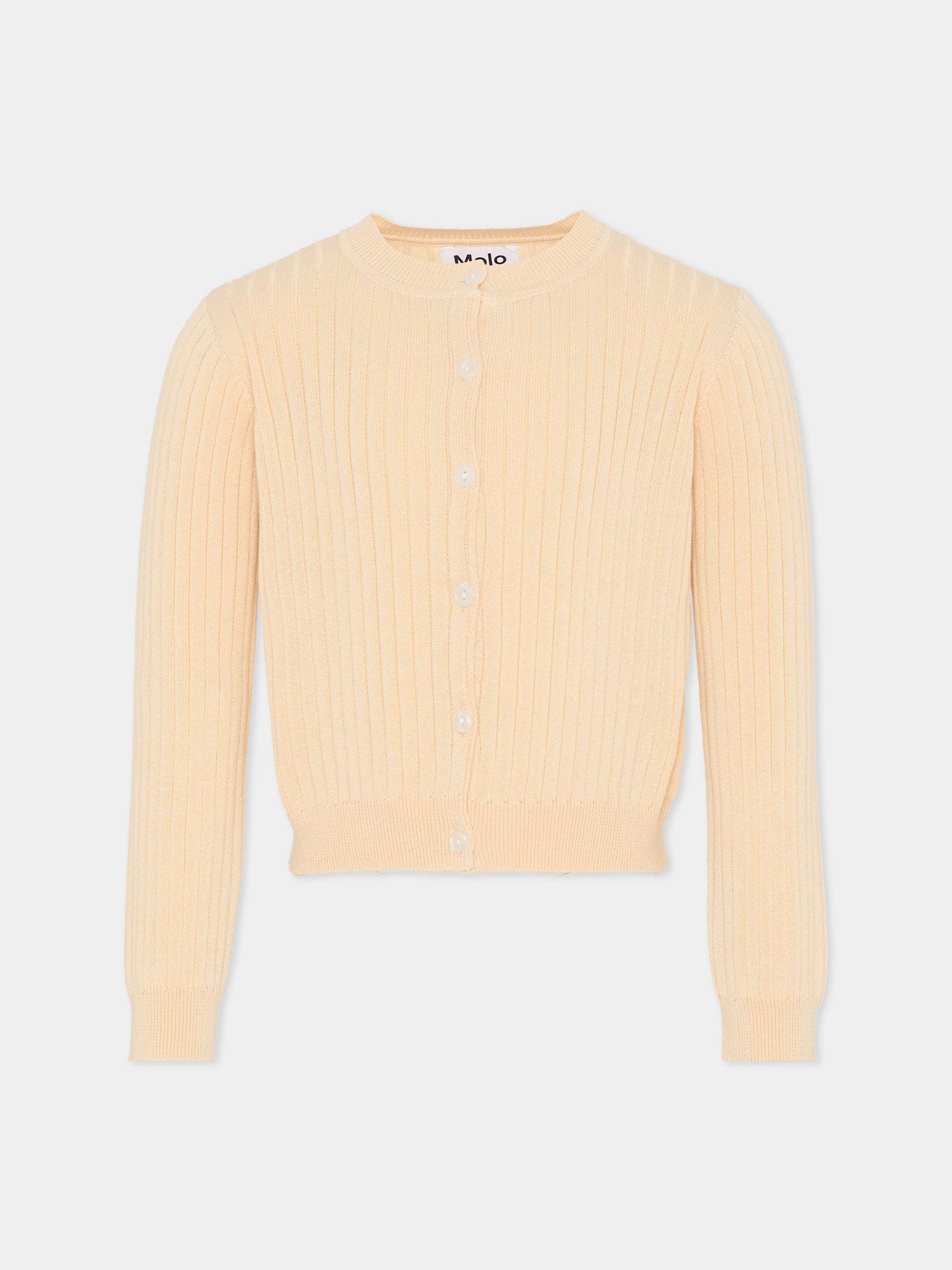 Cardigan Gloria beige per bambina,Molo,2S26K307 8894