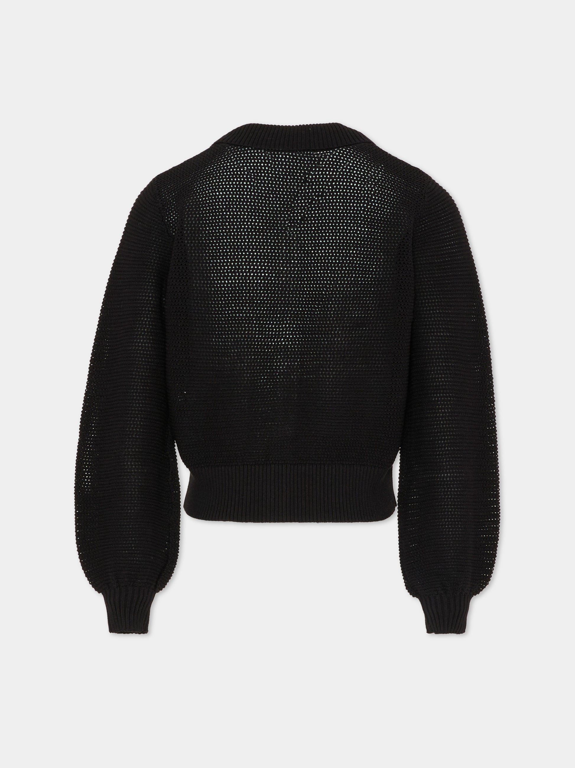 Cardigan Guida nero per bambina,Molo,2S26K311 0099