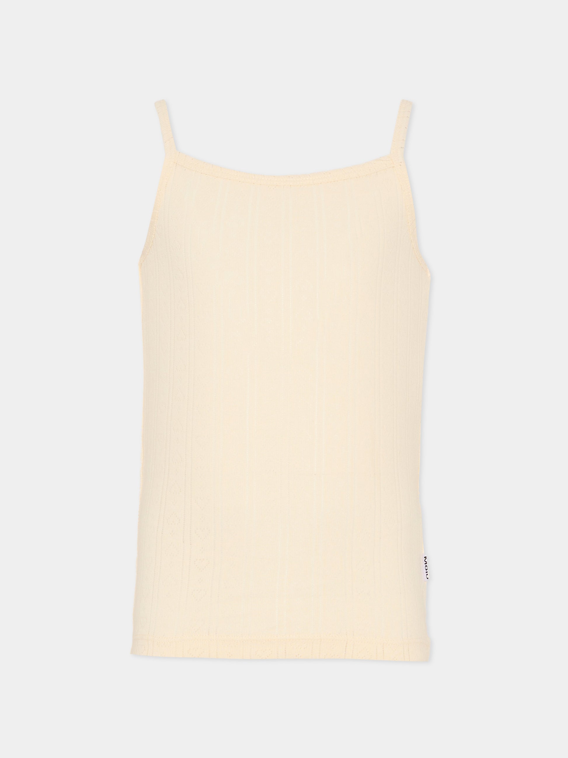 Set canottiere Janice avorio per bambina con cuori,Molo,2S26Q701 2444