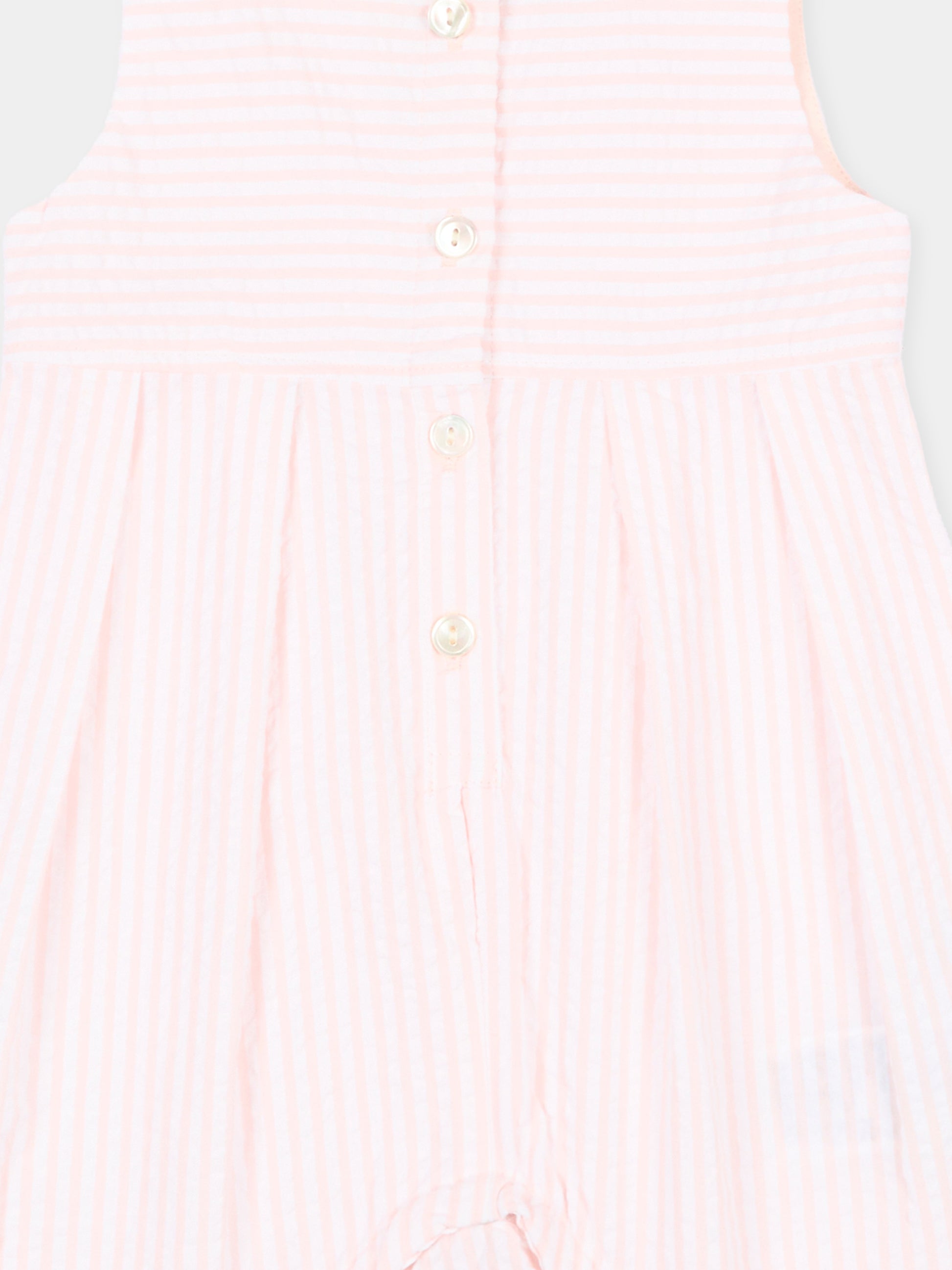 Tutina rosa Freja per neonata a righe,Molo,4S26B802 9573