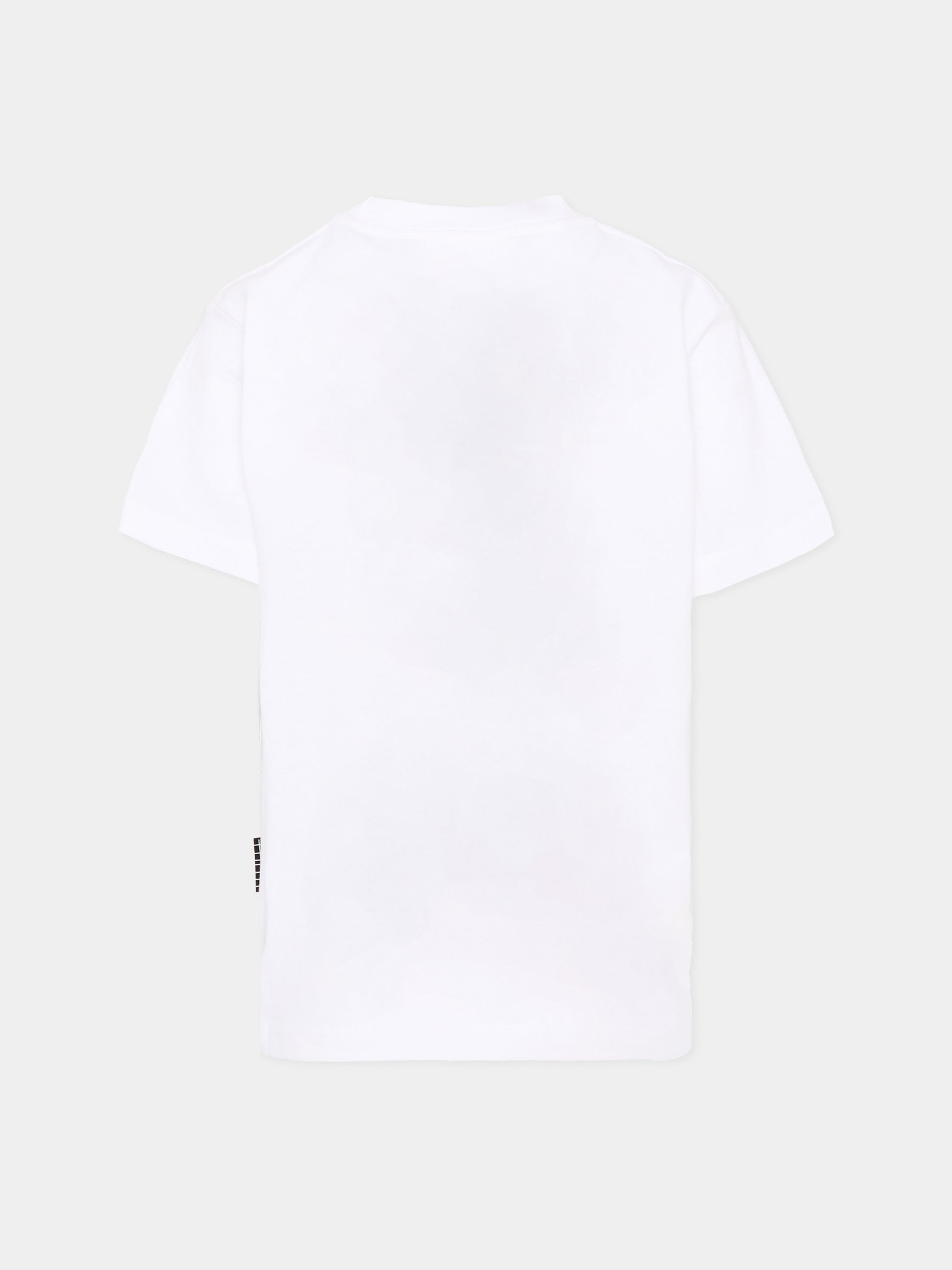 T-shirt bianca Riley per bambini con smile,Molo,6S26A202 9837
