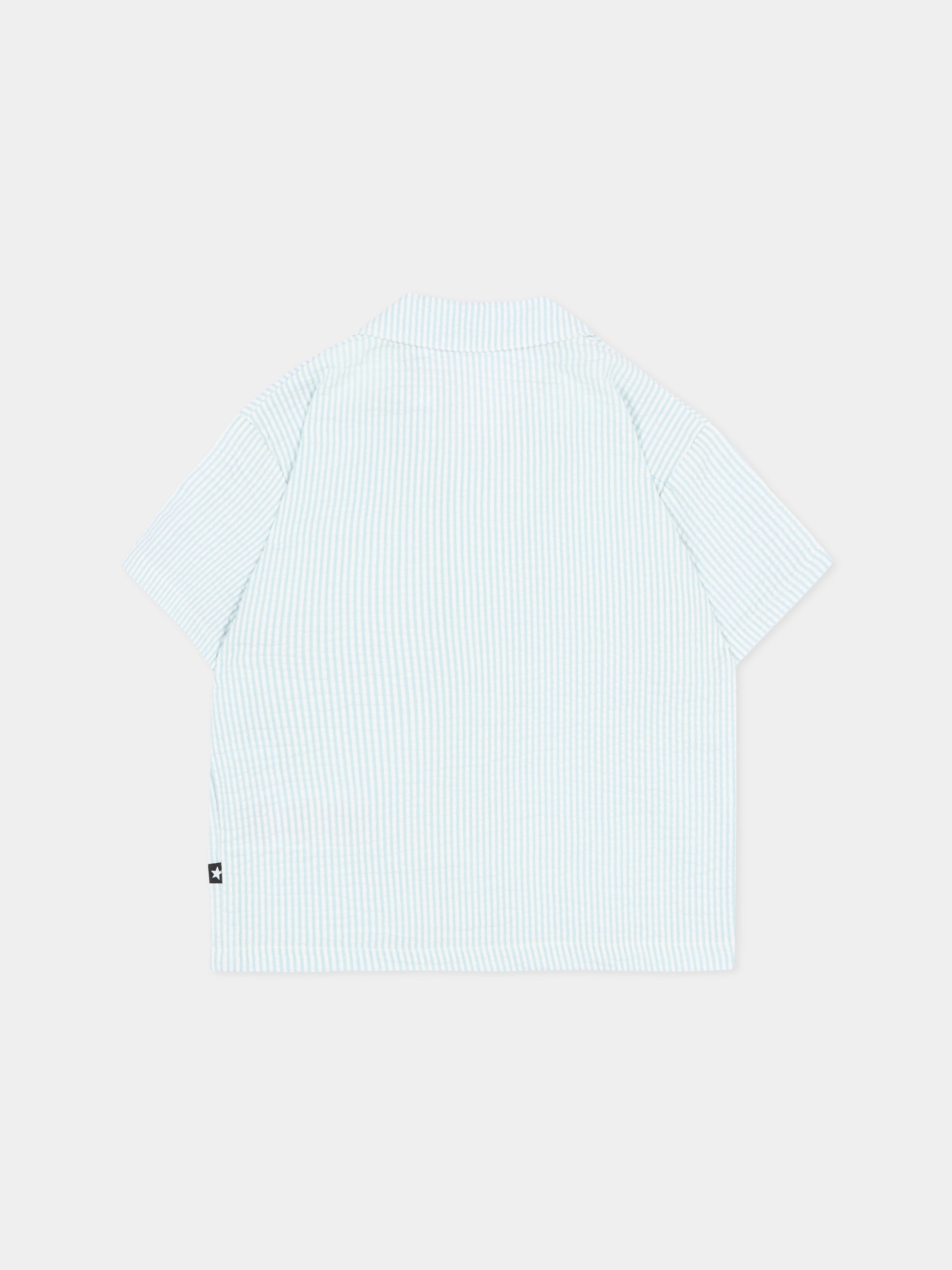 Camicia celeste Eyou per neonato a righe,Molo,6S26C202 9568