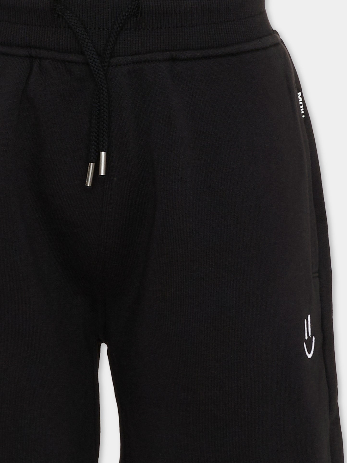 Shorts sportivi neri Alw per bambini,Molo,6S26H201 0099