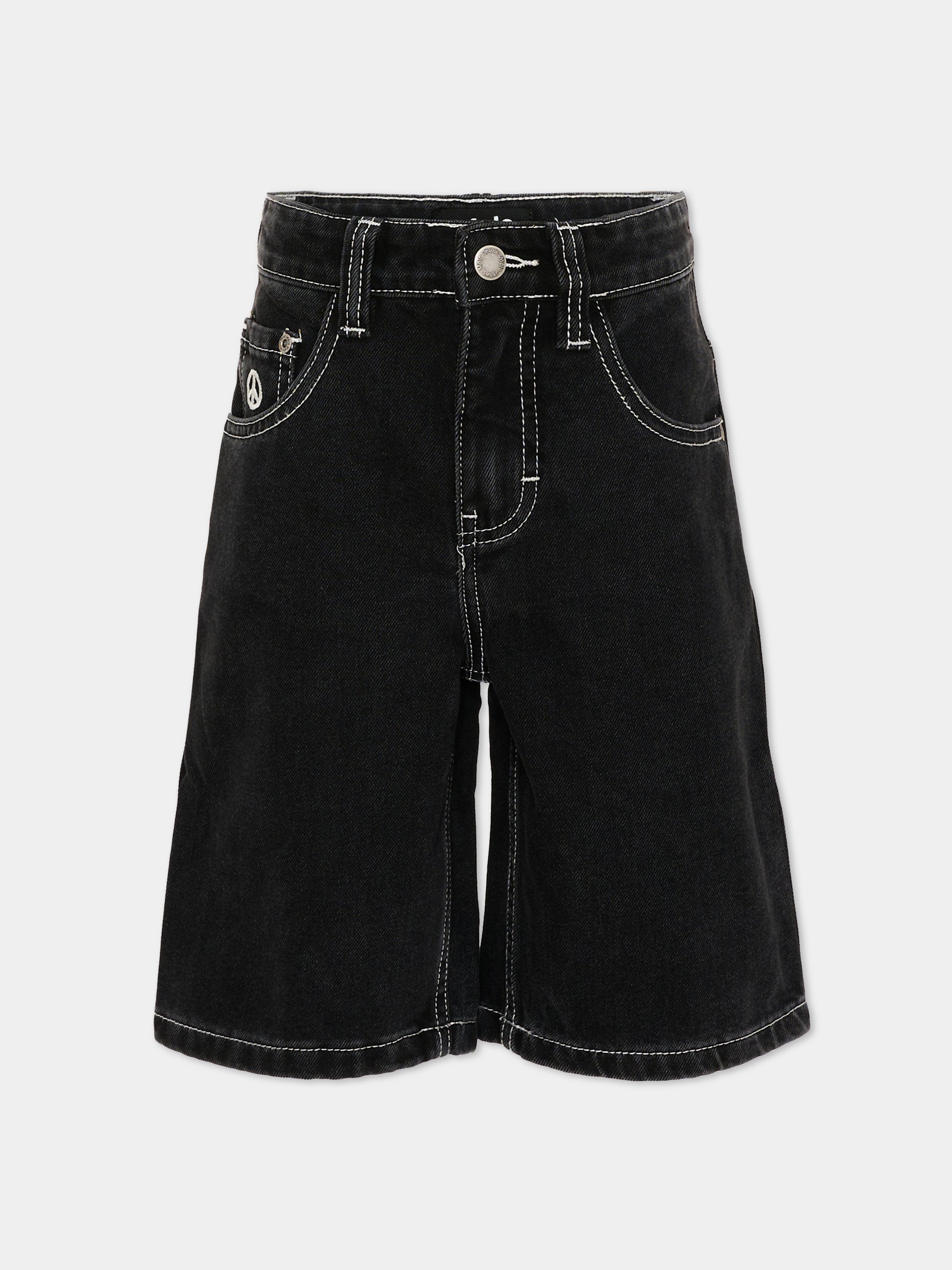 Shorts Alpha neri per bambini,Molo,6S26H303 1866