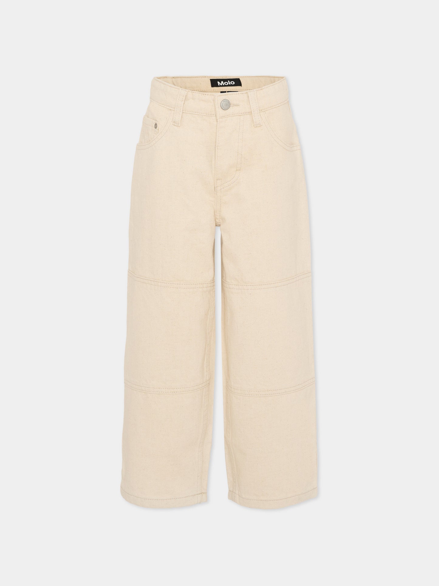 Jeans Askane beige per bambini,Molo,6S26I107 8894