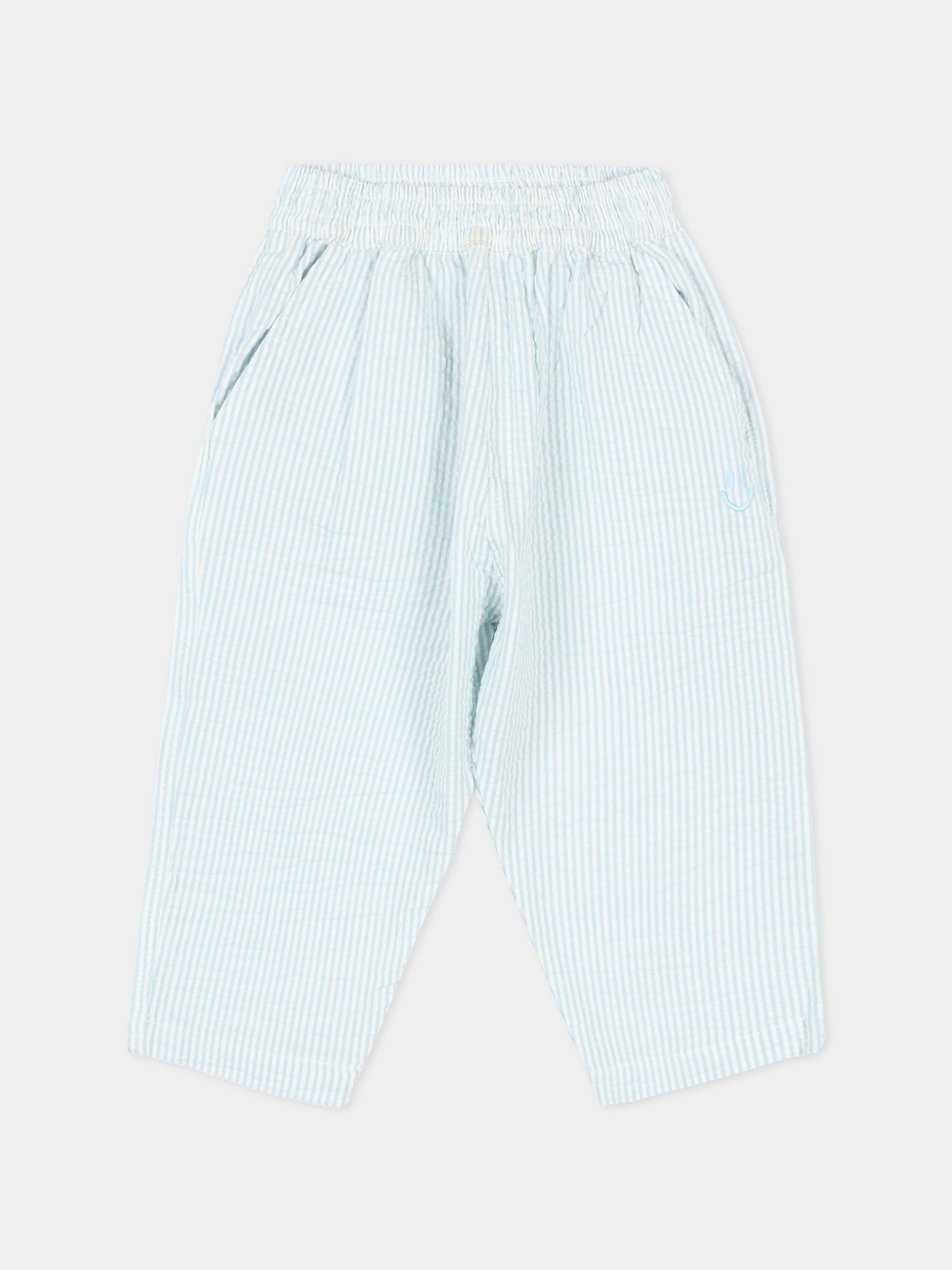 Pantaloni celesti Sois per neonati a righe,Molo,6S26I204 9568