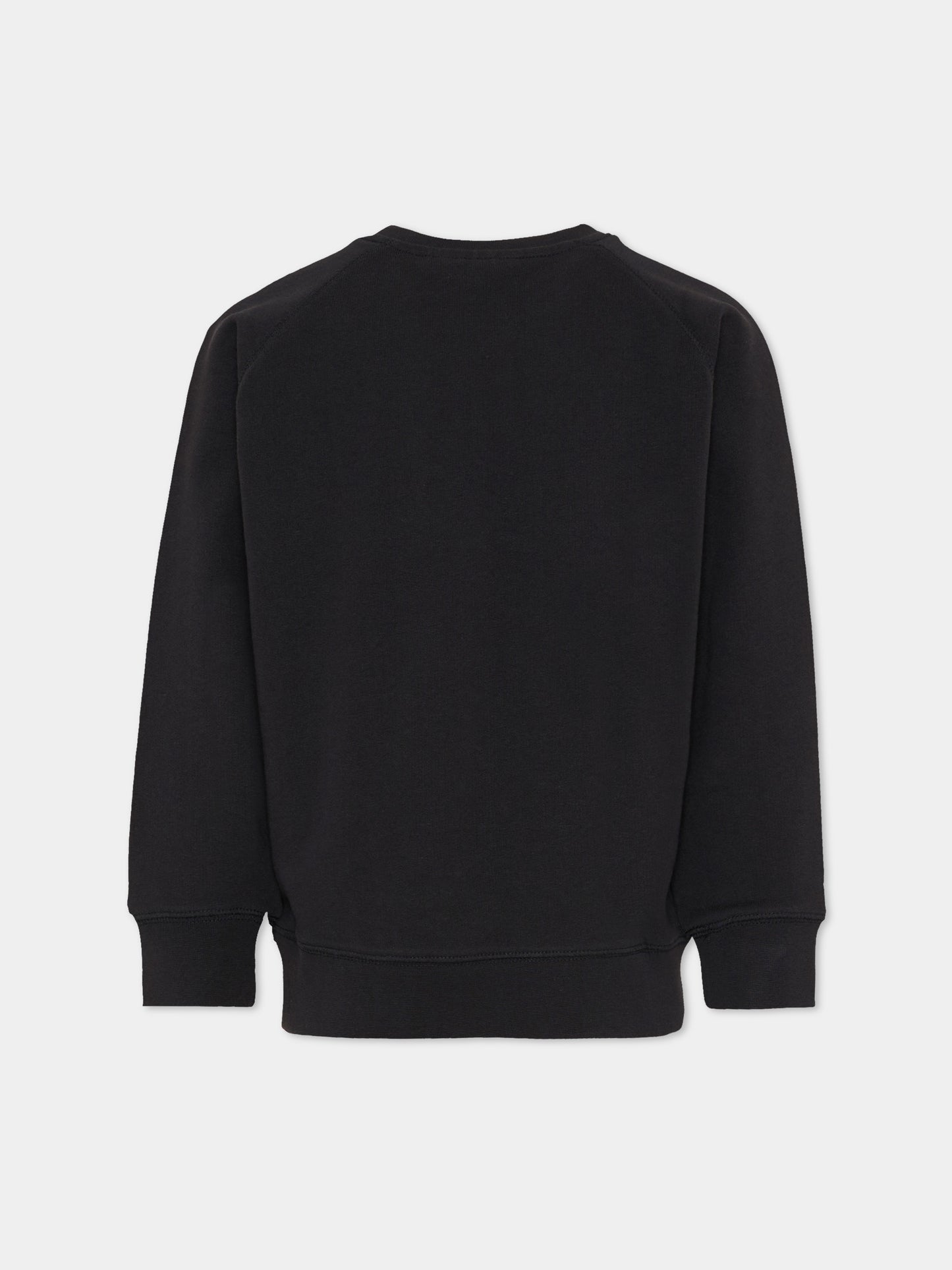 Felpa Mike nera per bambini con smile,Molo,6S26J201 0099