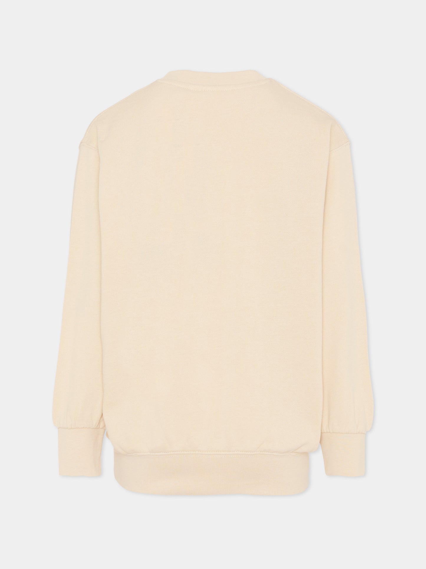 Felpa Monti beige per bambini con arcobaleno,Molo,6S26J204 9821