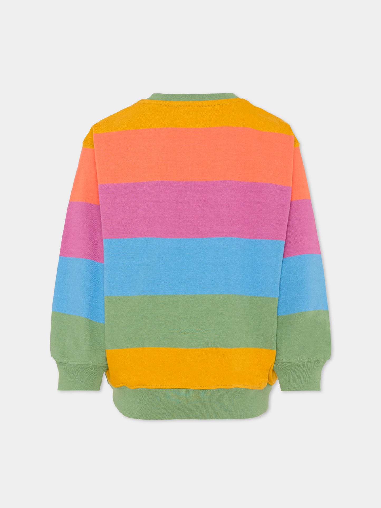 Felpa Monti multicolor per bambini con motivo a righe,Molo,6S26J206 9579