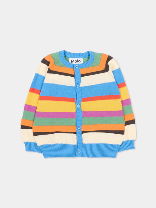 Cardigan multicolor Brody per neonati a righe,Molo,6S26K301 9586