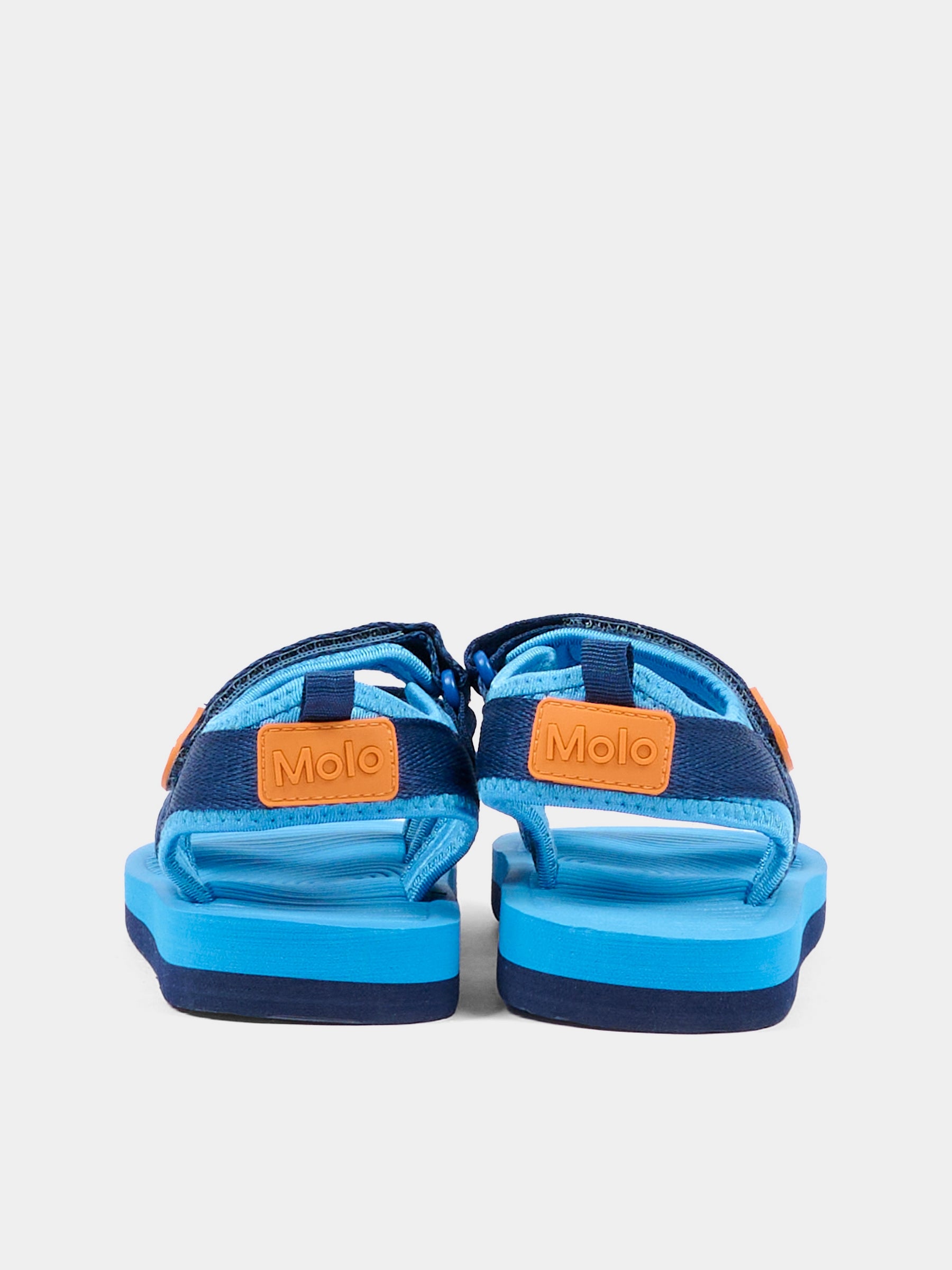 Sandali blu per neonato e bambino con logo,Molo,7S26U301 5615