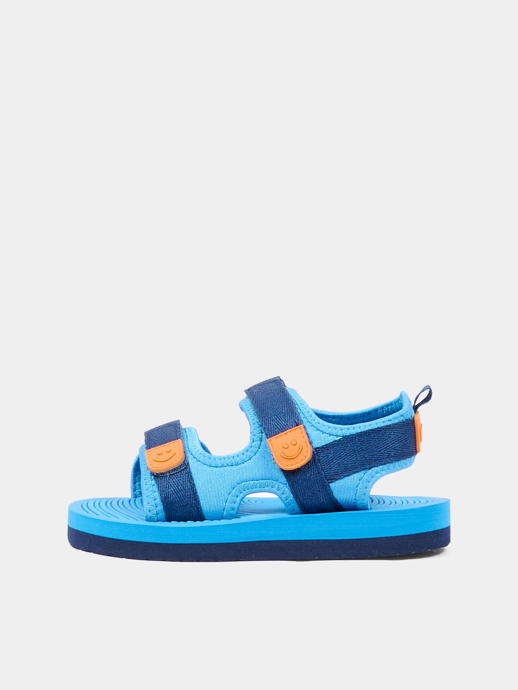 Sandali blu per neonato e bambino con logo,Molo,7S26U301 5615