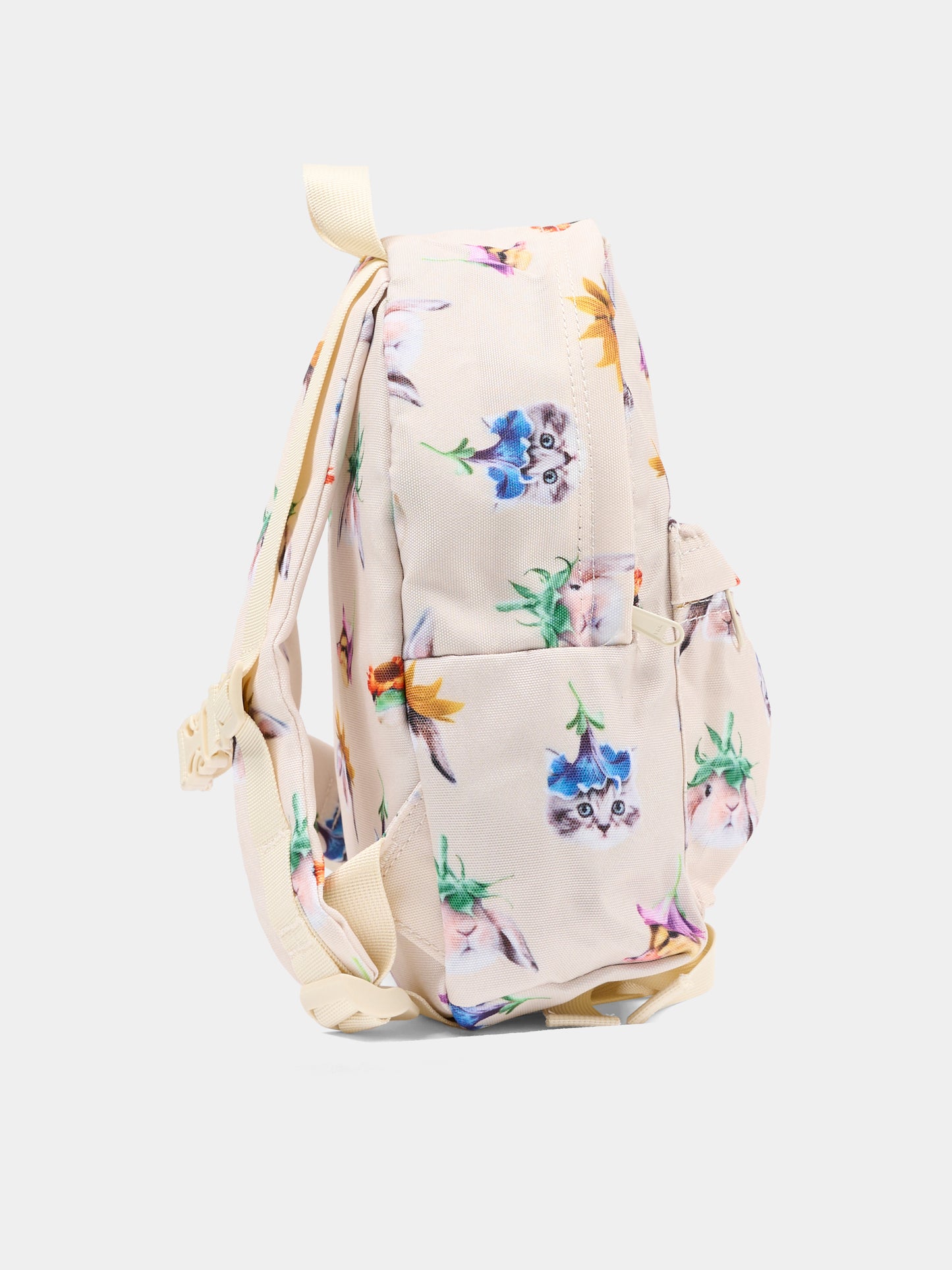 Zaino beige per bambina con animali,Molo,7S26V201 9539