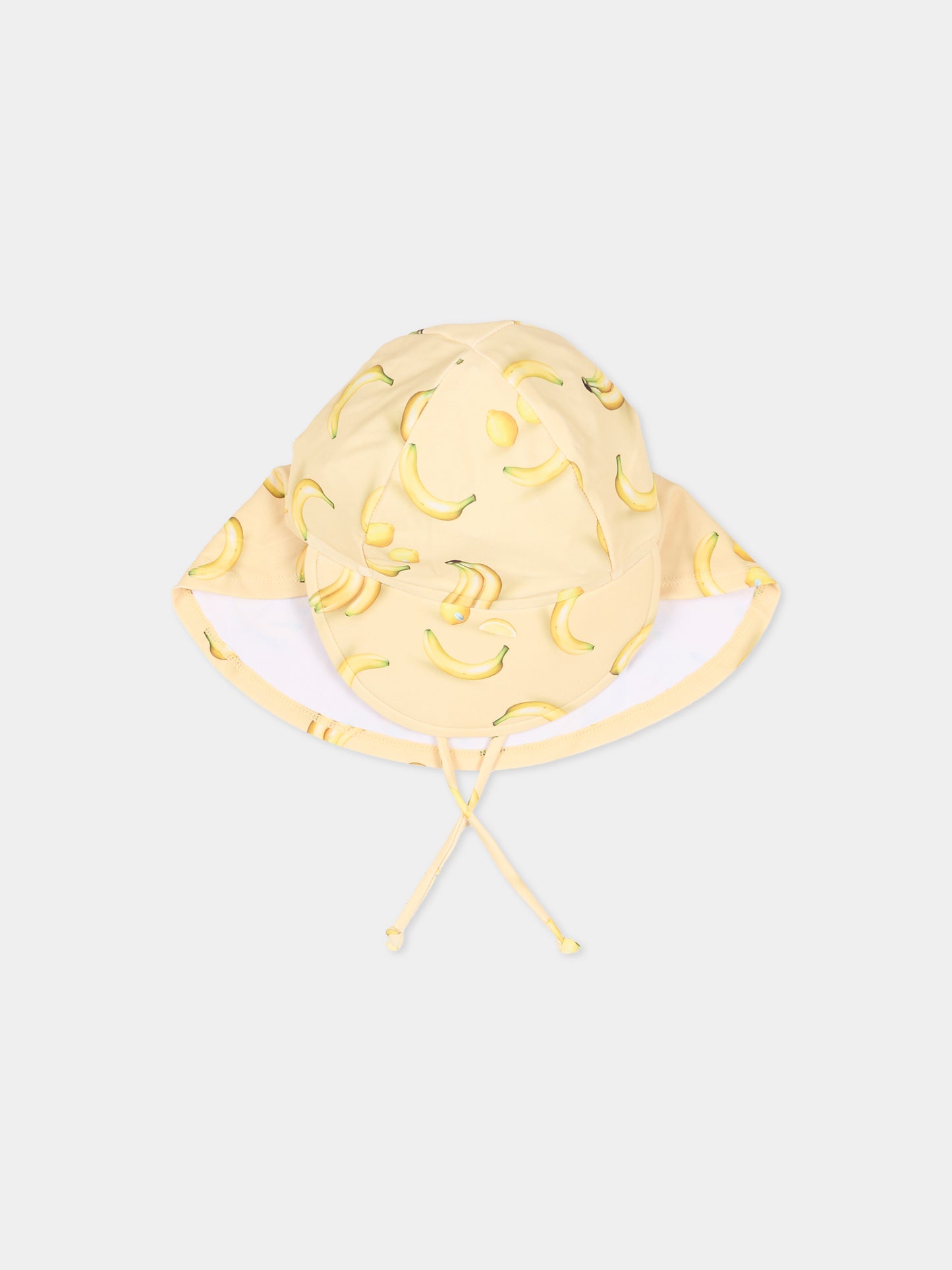Cappello Nando giallo per neoanti con banane e limoni,Molo,7S26Y302 9501