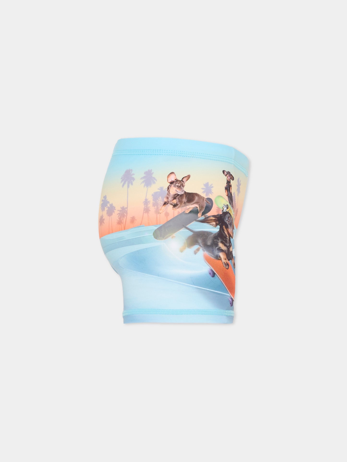 Boxer mare Norton Placed multicolor per bambino con stampa cani,Molo,8S26P310 5195