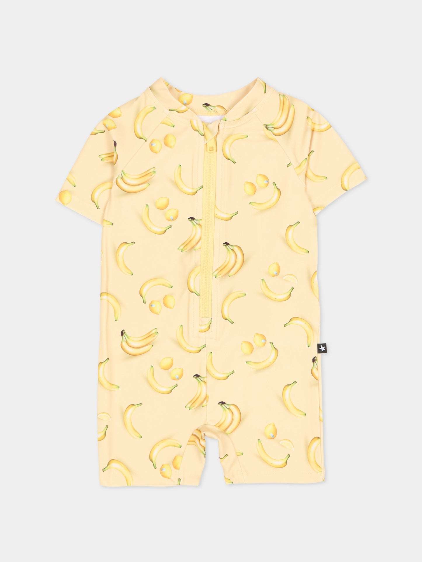 Costume da bagno Neka Anti UV beige per neonato con banane e limoni,Molo,8S26P526 9501