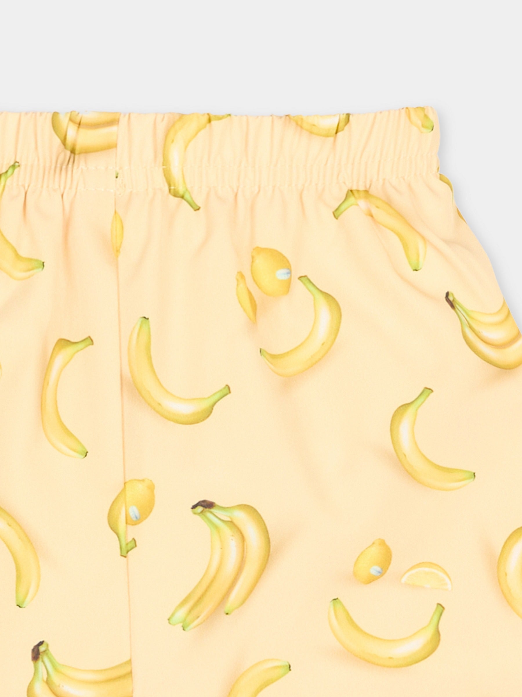 Boxer mare Newton giallo per neonato con stampa banane e limoni,Molo,8S26P901 9501