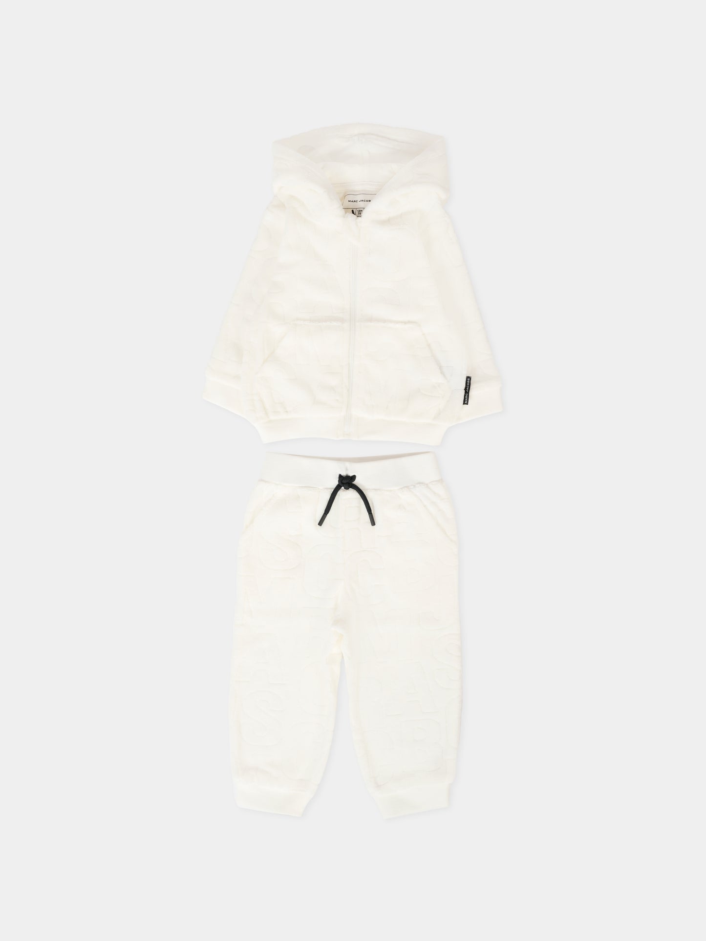 Completo avorio per neonati con logo,Marc Jacobs,W60553 126