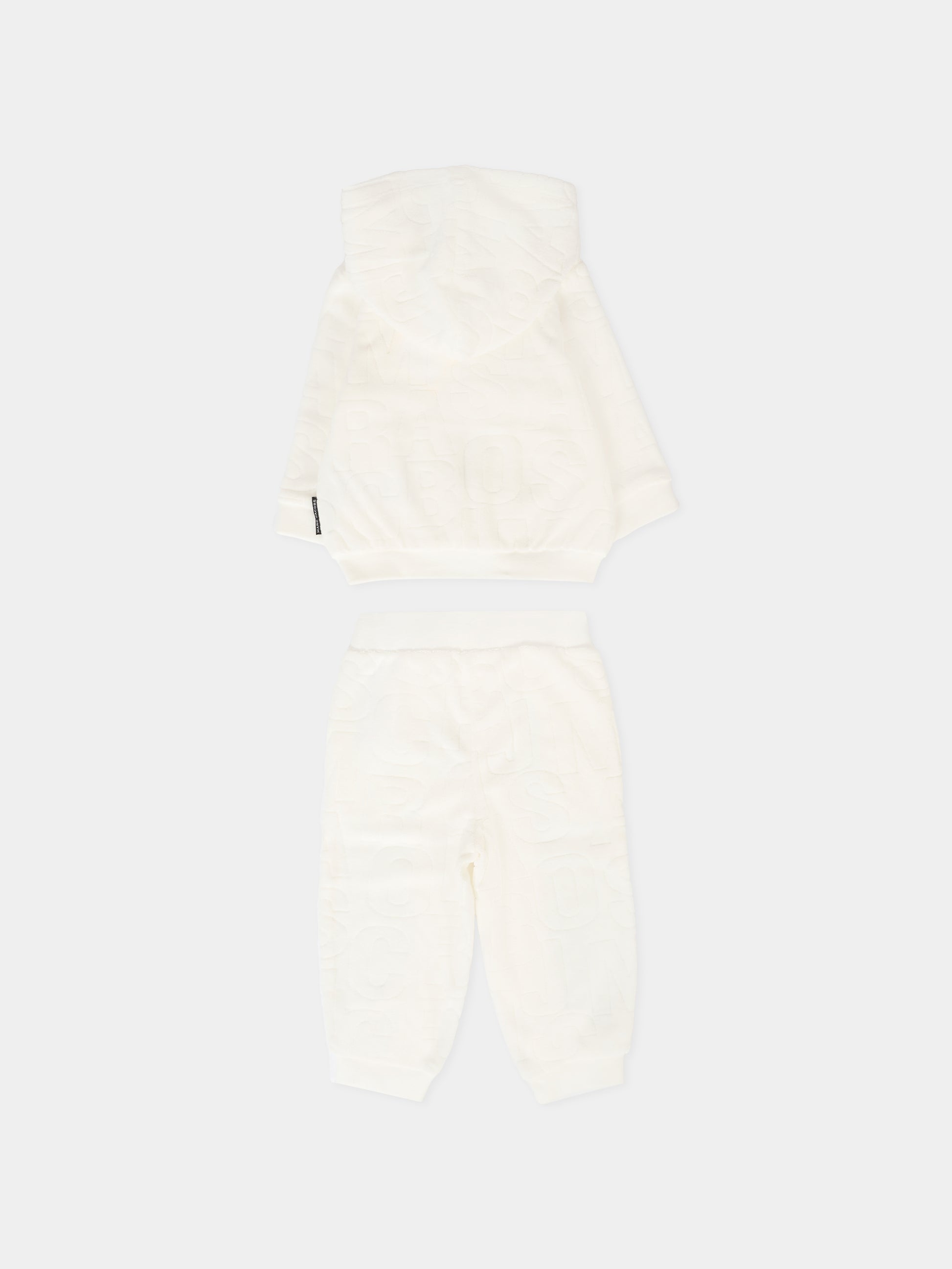 Completo avorio per neonati con logo,Marc Jacobs,W60553 126