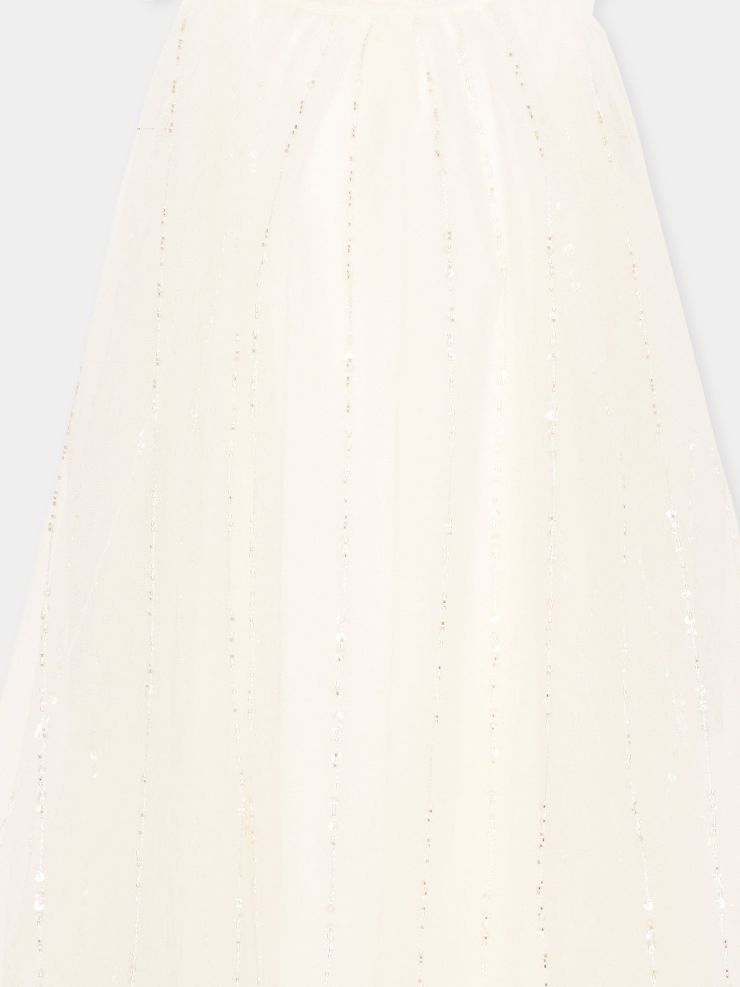 Abito elegante avorio per bambina con paillettes,Billieblush,U21841 105