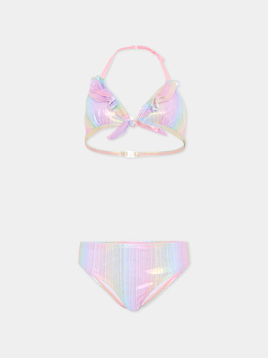 Slip e bikini multicolor per bambina,Billieblush,U21974 Z41