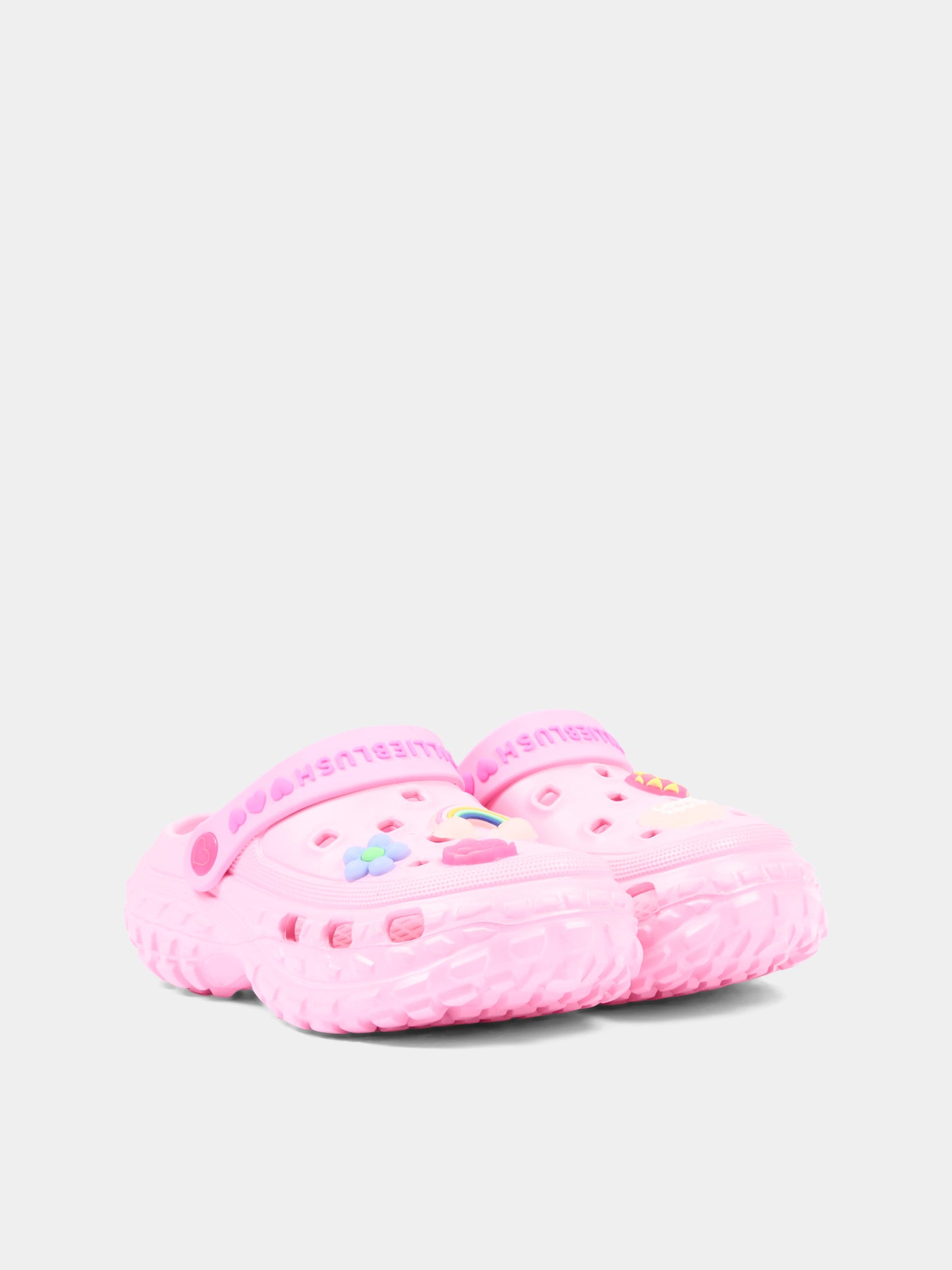 Sabot rosa per bambina con applicazioni,Billieblush,U21994 46N