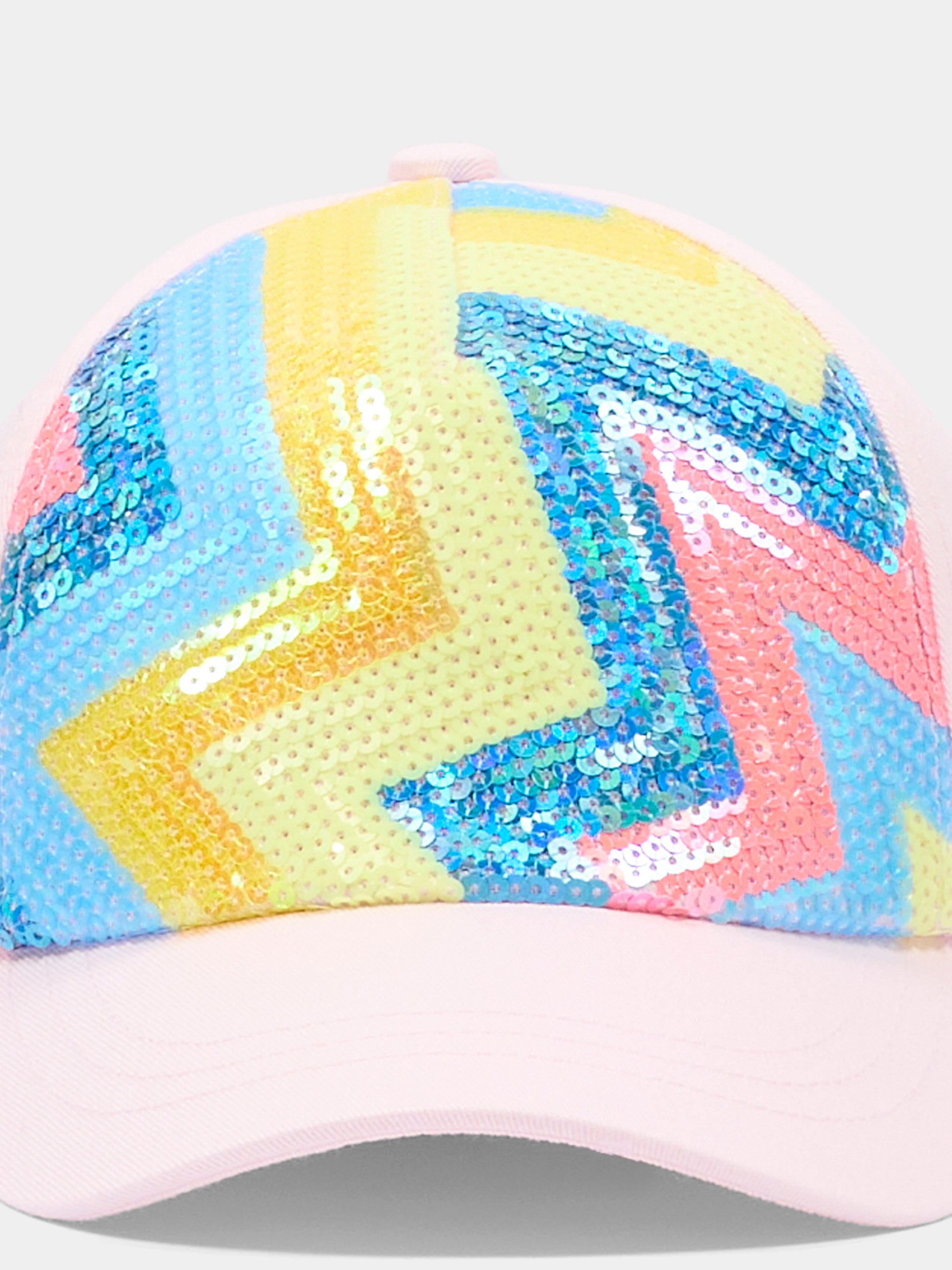 Cappello rosa per bambina con paillettes,Billieblush,U22008 44L