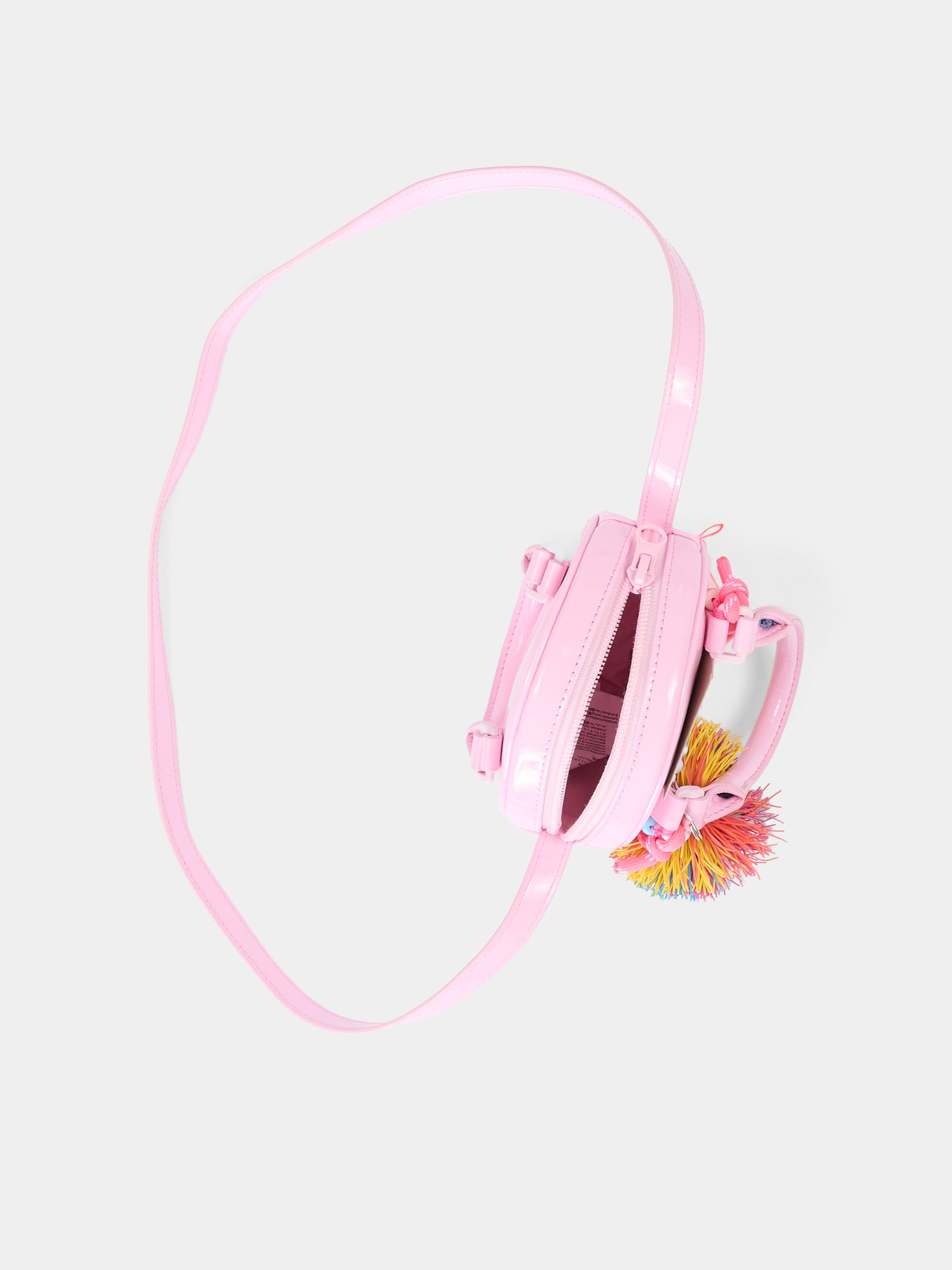 Pochette rosa per bambina con charms,Billieblush,U22045 46N