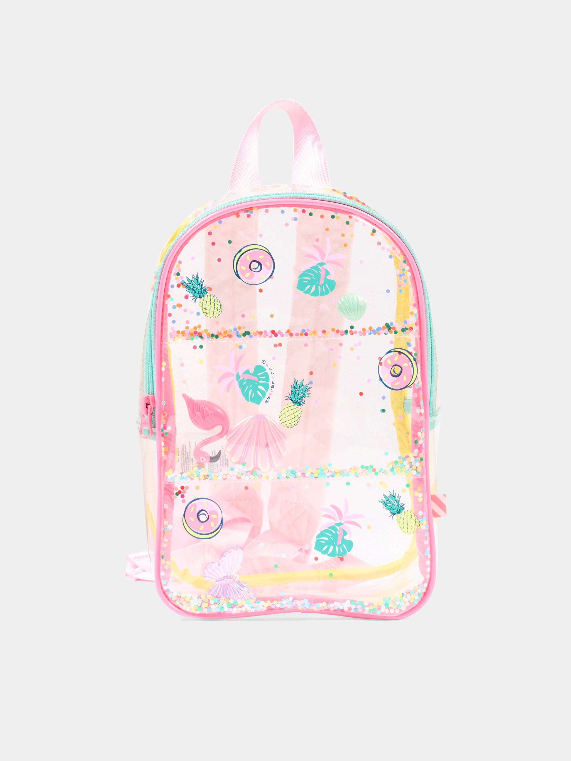 Zaino rosa per bambina con glitter,Billieblush,U22047 44L