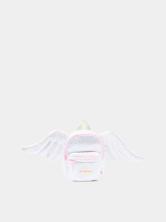 Zaino multicolor per bambina con ali,Billieblush,U22050 Z41