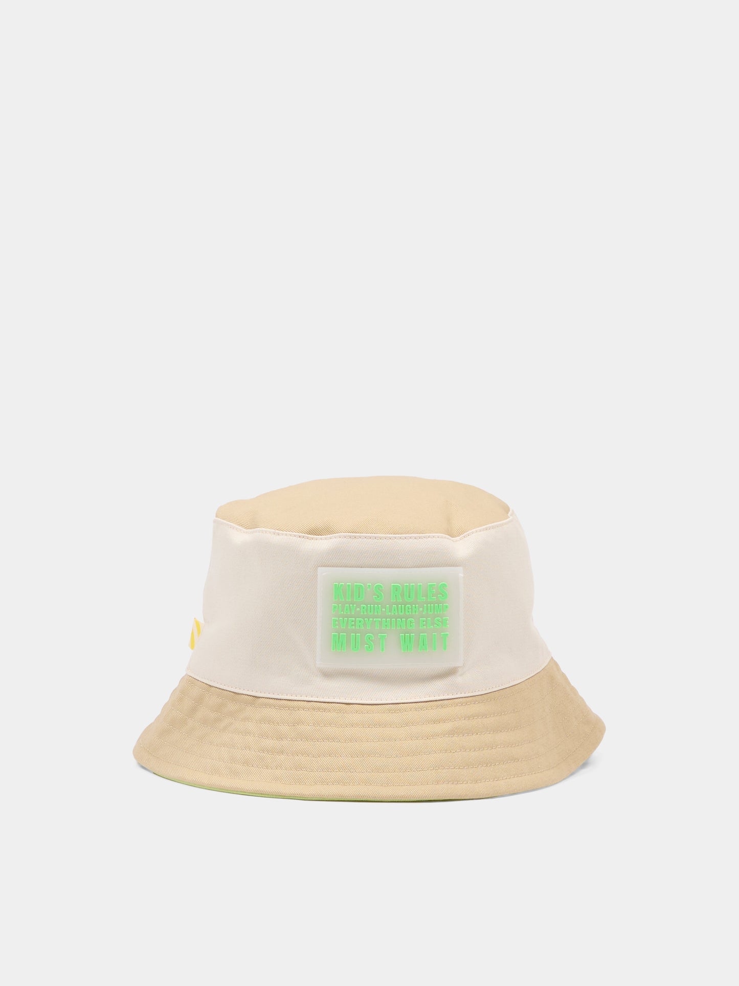 Cloche beige per bambino con patch,Billieblush,U22068 148