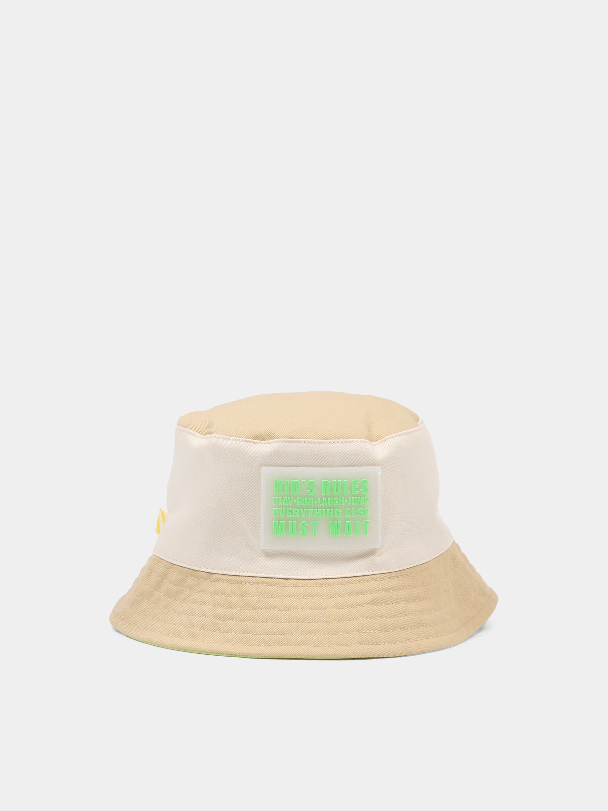 Cloche beige per bambino con patch,Billieblush,U22068 148