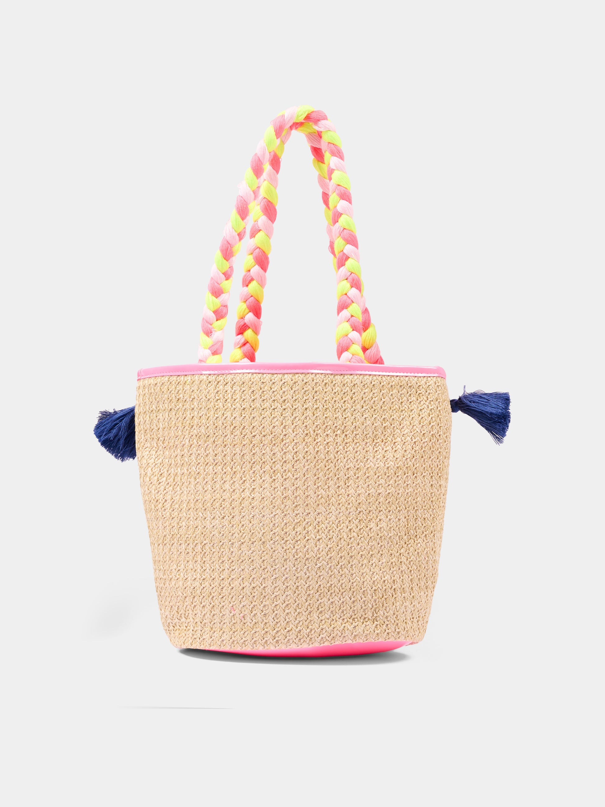 Borsa mare multicolor per bambina con nappine,Billieblush,U22143 Z41