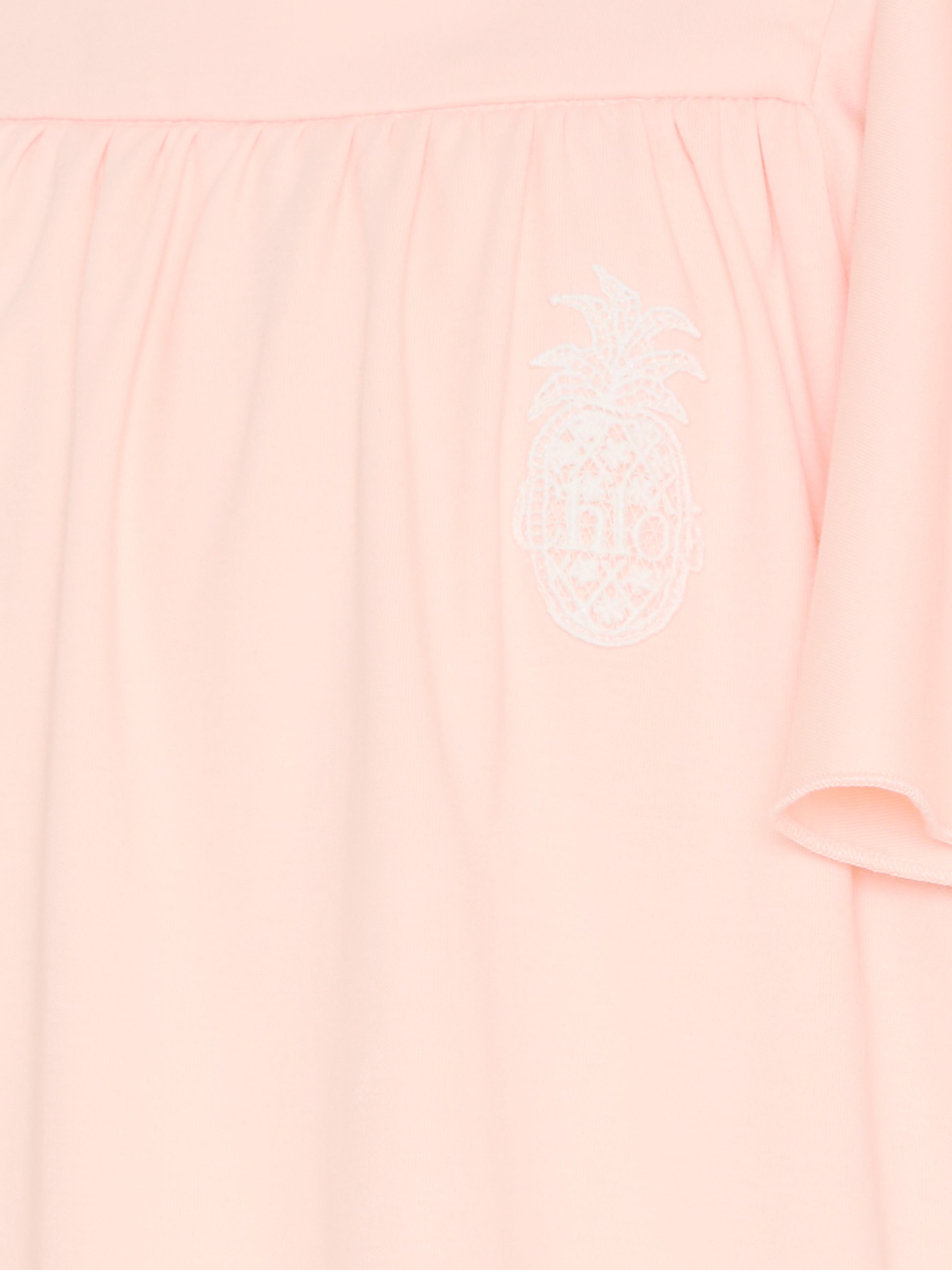 Vestito rosa per bambina con ananas,Chloé Kids,C20818 46J