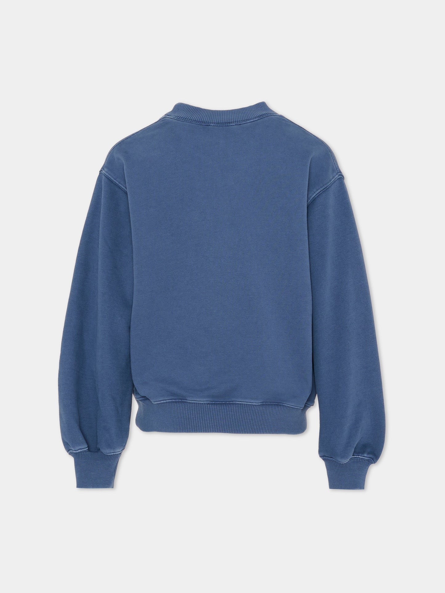 Felpa blu per bambina con logo,Chloé Kids,C20843 80S