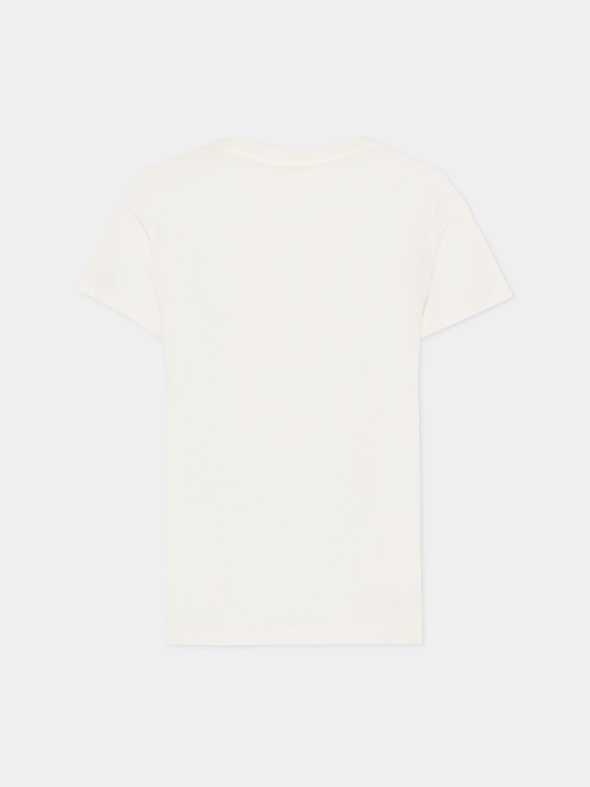 T-shirt avorio per bambina con ananas,Chloé Kids,C20855 117